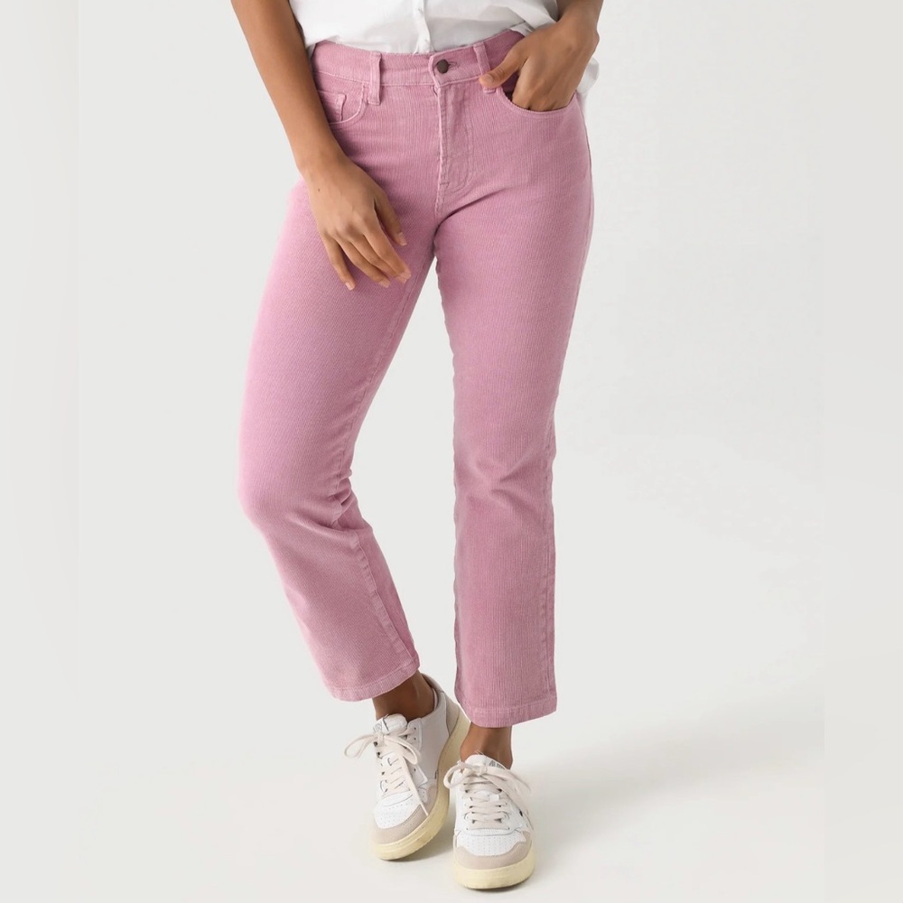 Faherty soft stretch cordoruy flare pants